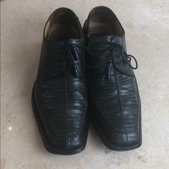 Mezlan Genuine Lizard men’s shoes size 10 used - Picture 1 of 6